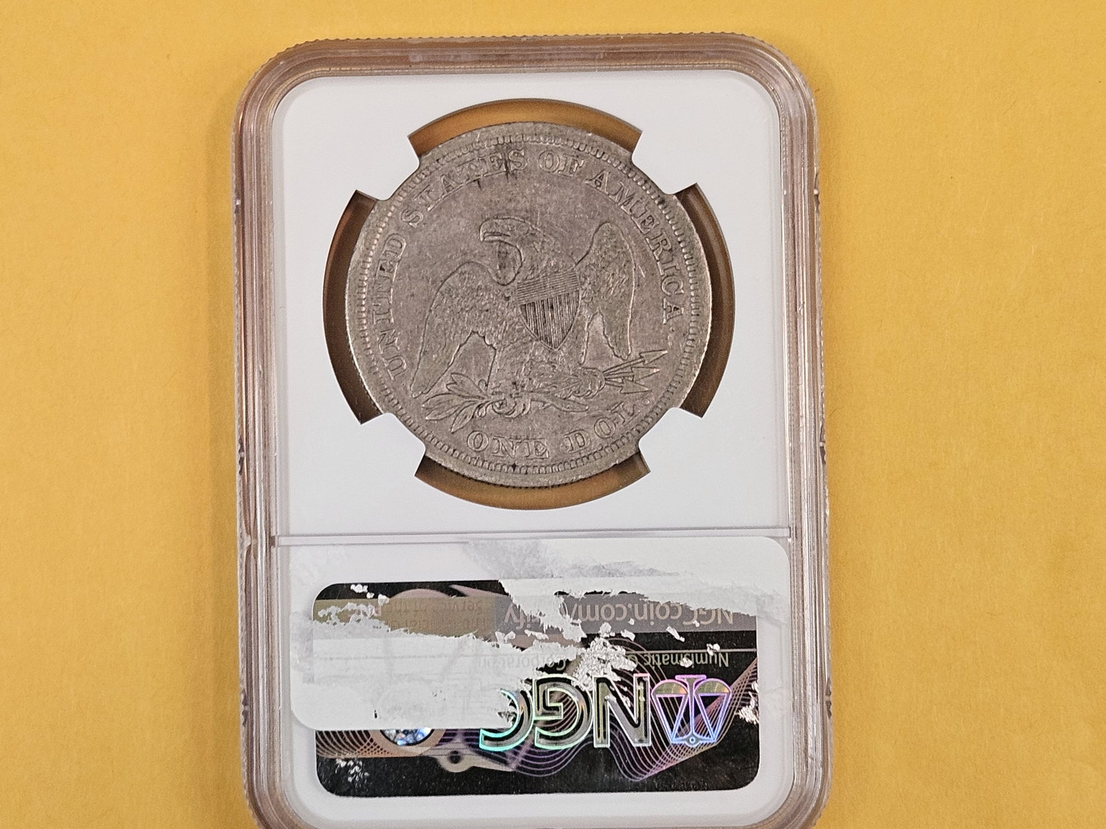 * NGC 1847 Seated Liberty Silver Dollar in Fine - 12 - 4