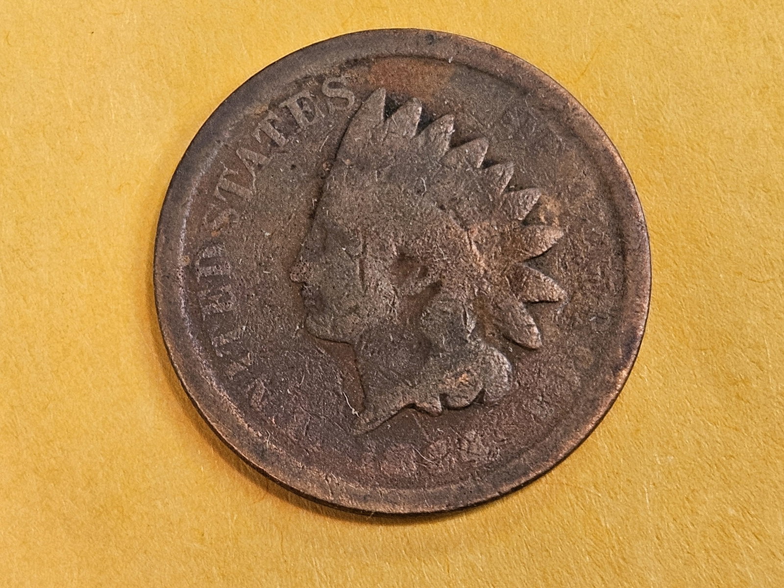 Semi-key 1864-L Indian cent (1 of 3)