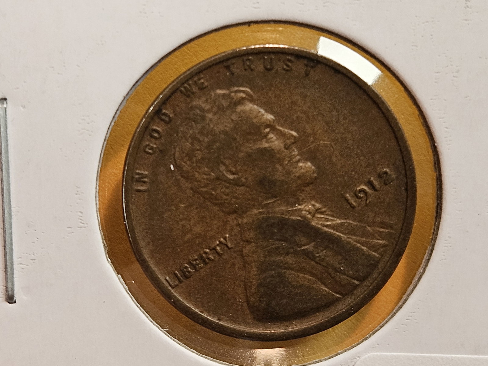 About Uncirculated plus 1912 Wheat cent (1 of 5)