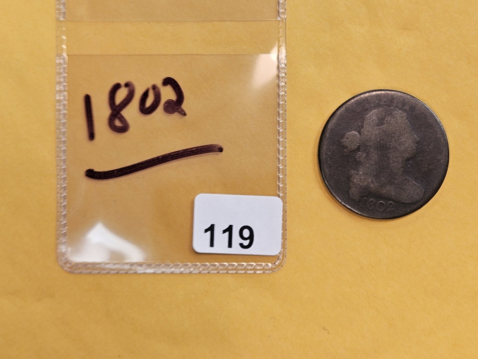 1802 Draped Bust Large Cent - 2