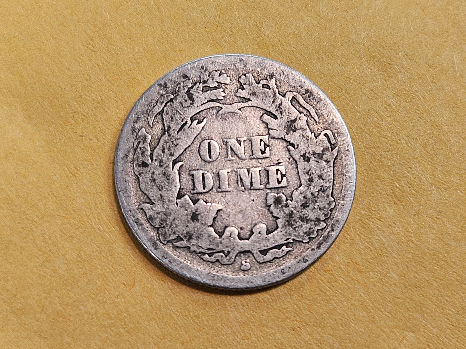 * Key Date * 1864-S Seated Liberty silver Dime - 4