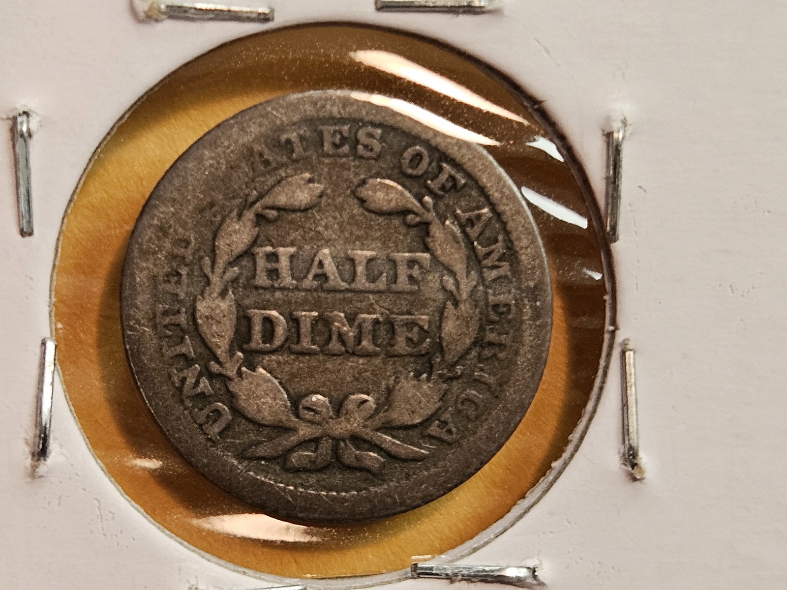 1853 and 1857-O Seated Liberty silver Half Dimes - 3