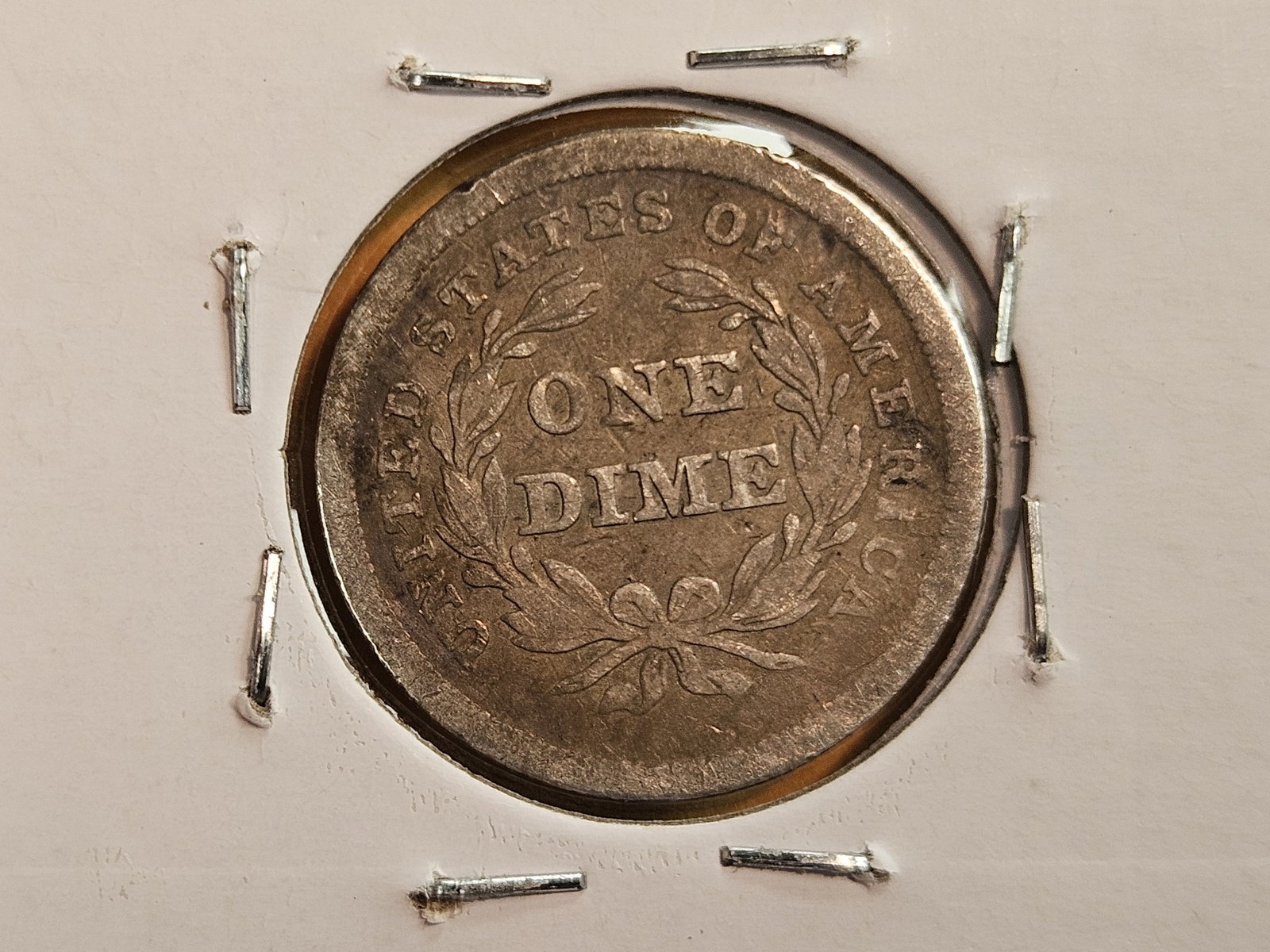 Two earlier date Seated Liberty silver Dimes - 3
