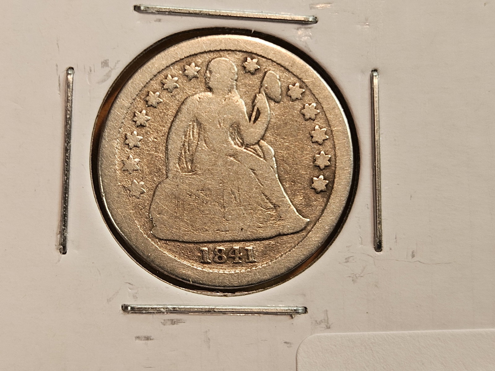 Two earlier date Seated Liberty silver Dimes - 4