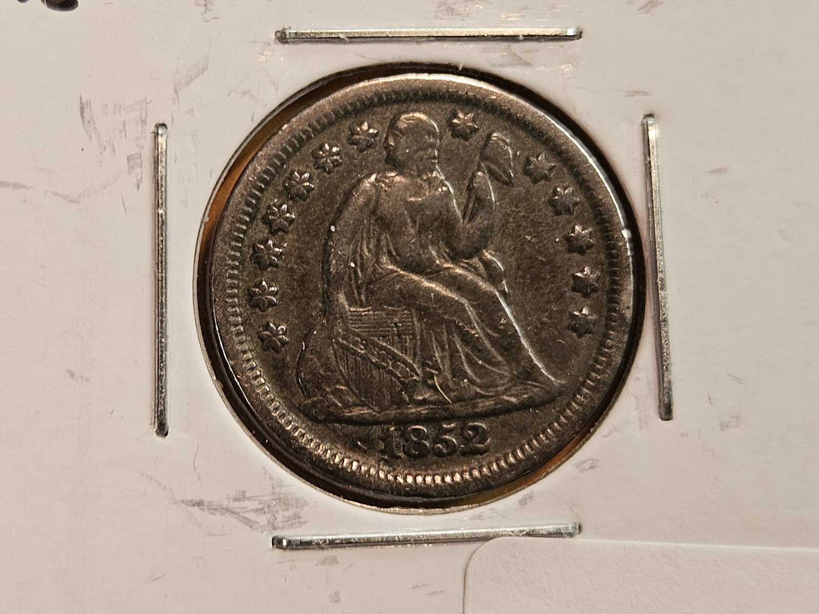 1850 and 1852 Seated Liberty Silver Dimes - 4