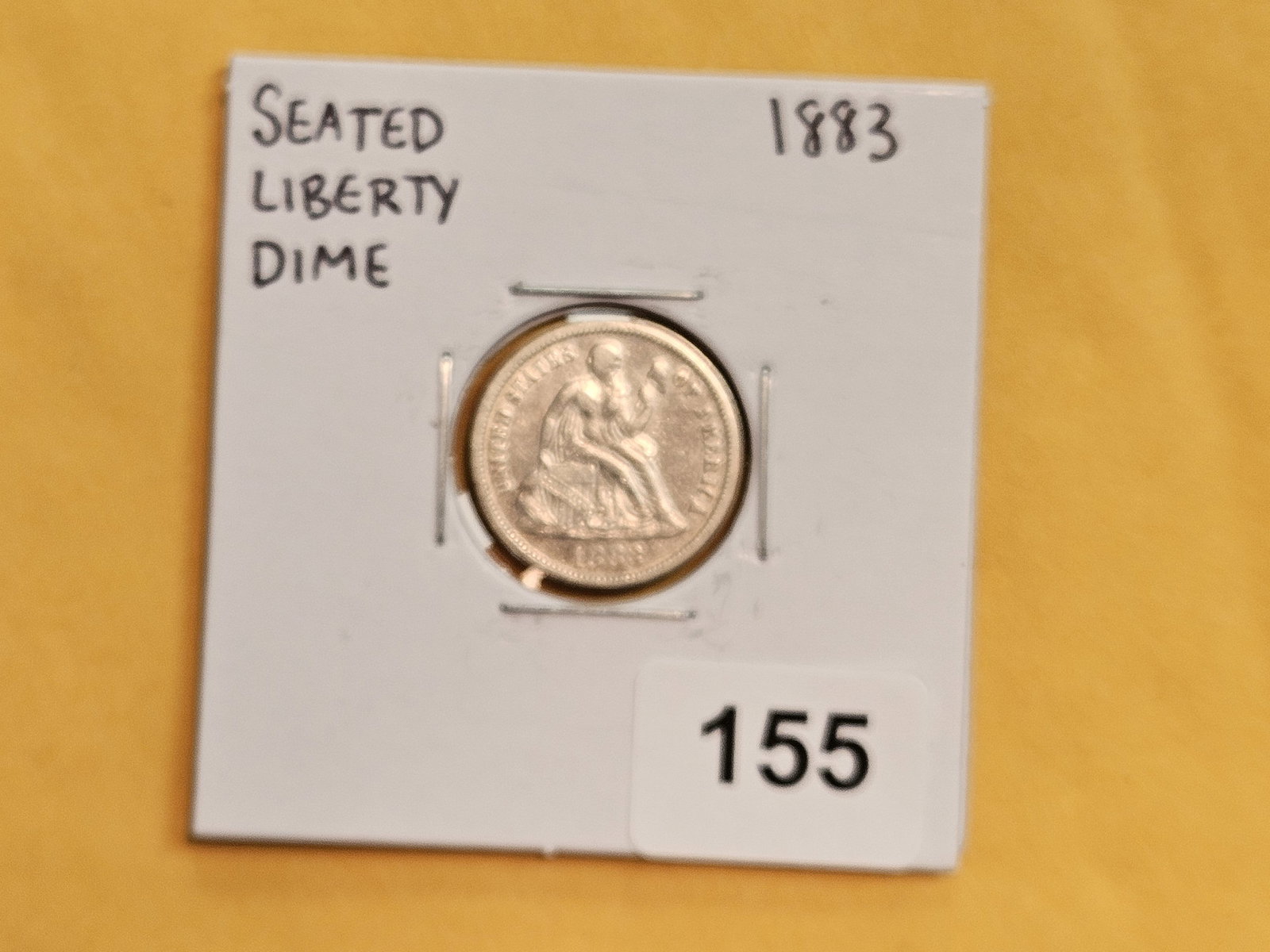 1883 Seated Liberty silver Dime in Extra Fine - 2