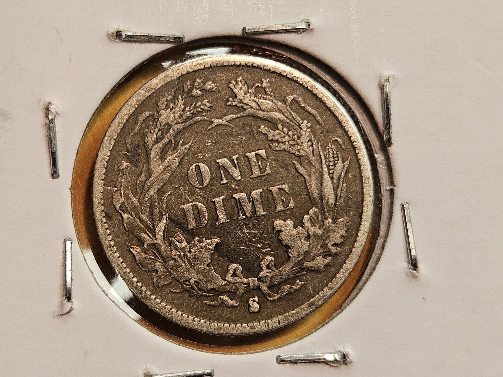 1887-S Seated Liberty silver Dime in Extra Fine - plus - 4
