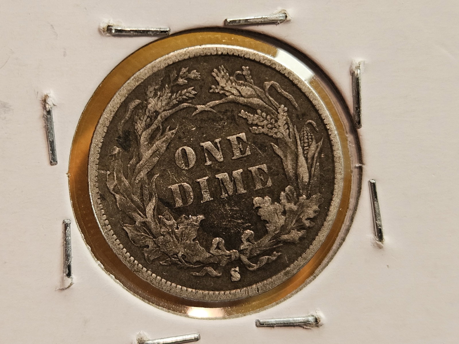 1887-S Seated Liberty silver Dime in Extra Fine - plus - 5