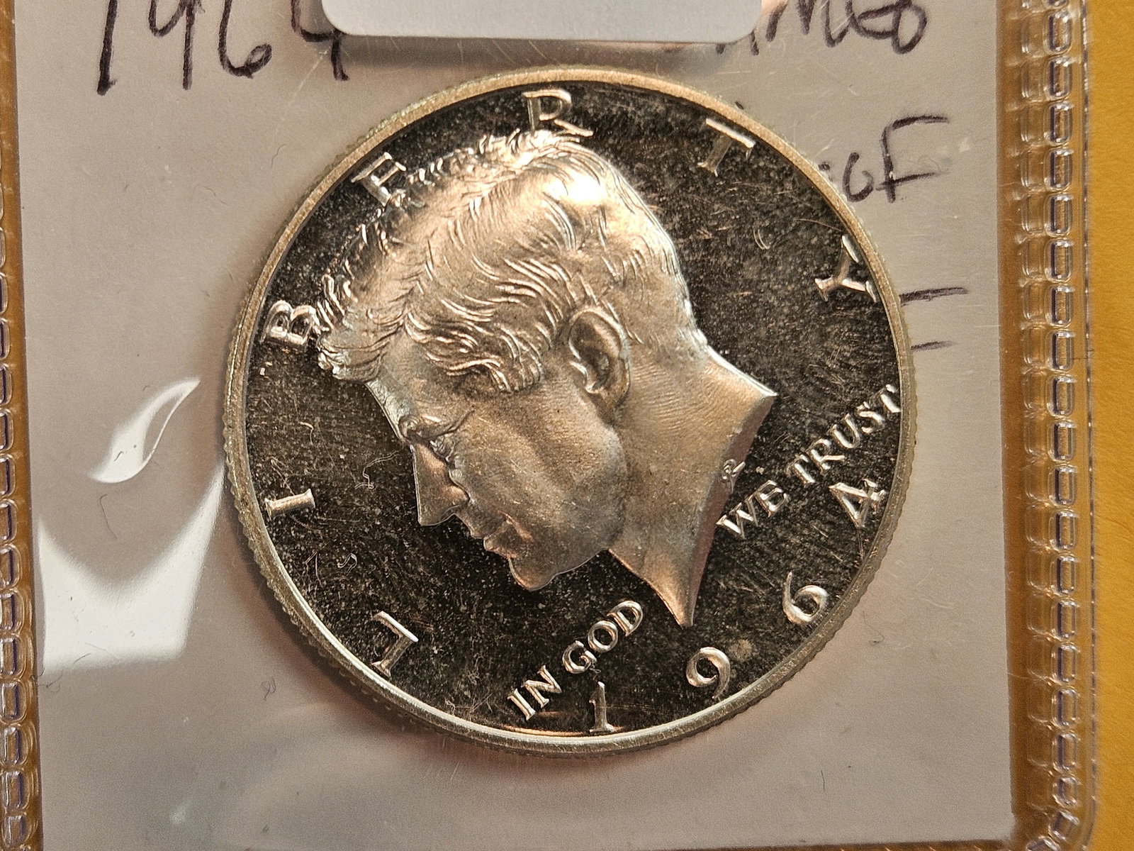 GEM CAMEO Proof 1964 Kennedy Silver Half Dollar: Very nice 