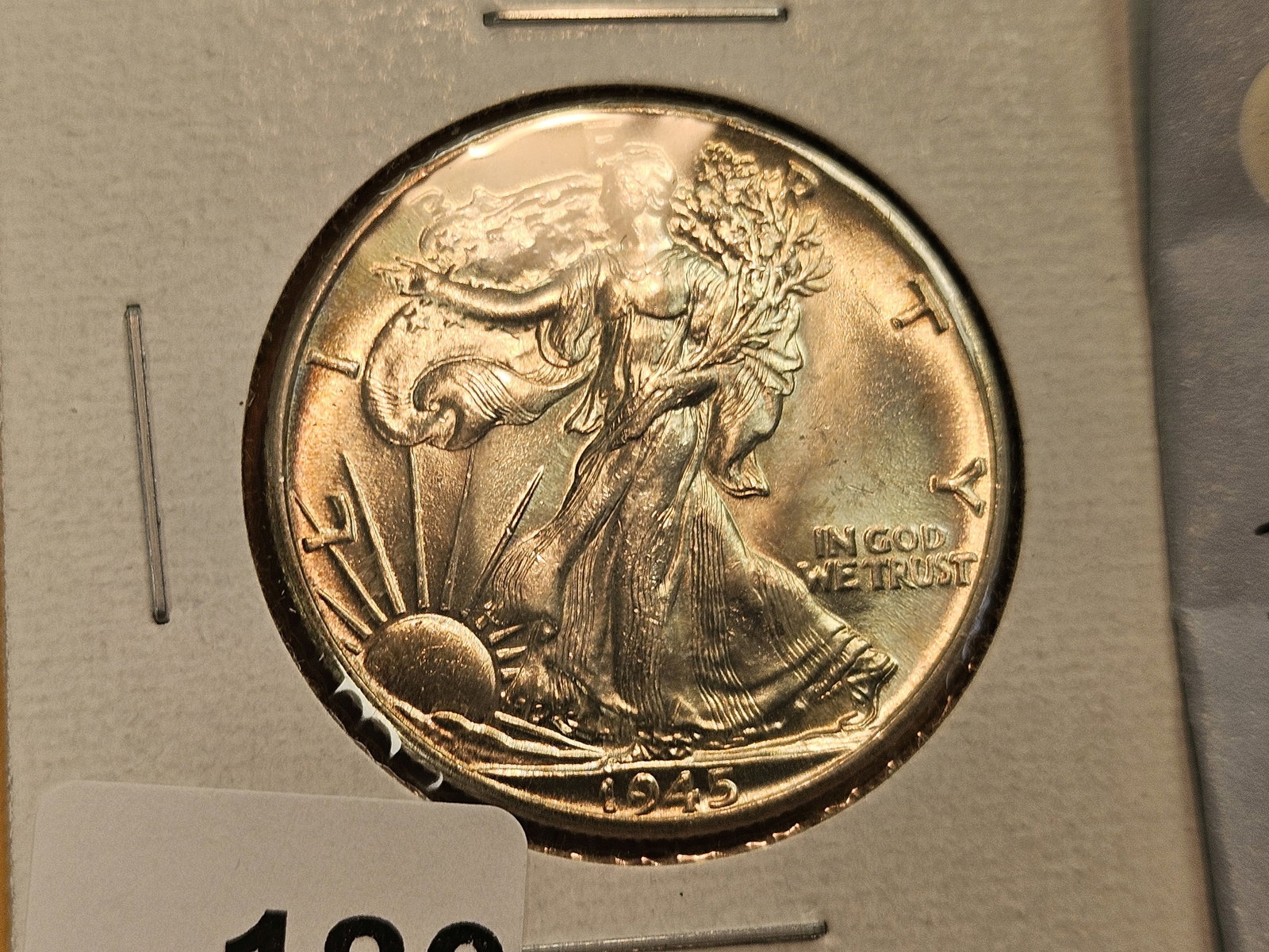 1945 Walking Liberty silver Half Dollar in Mint State 64 - 3