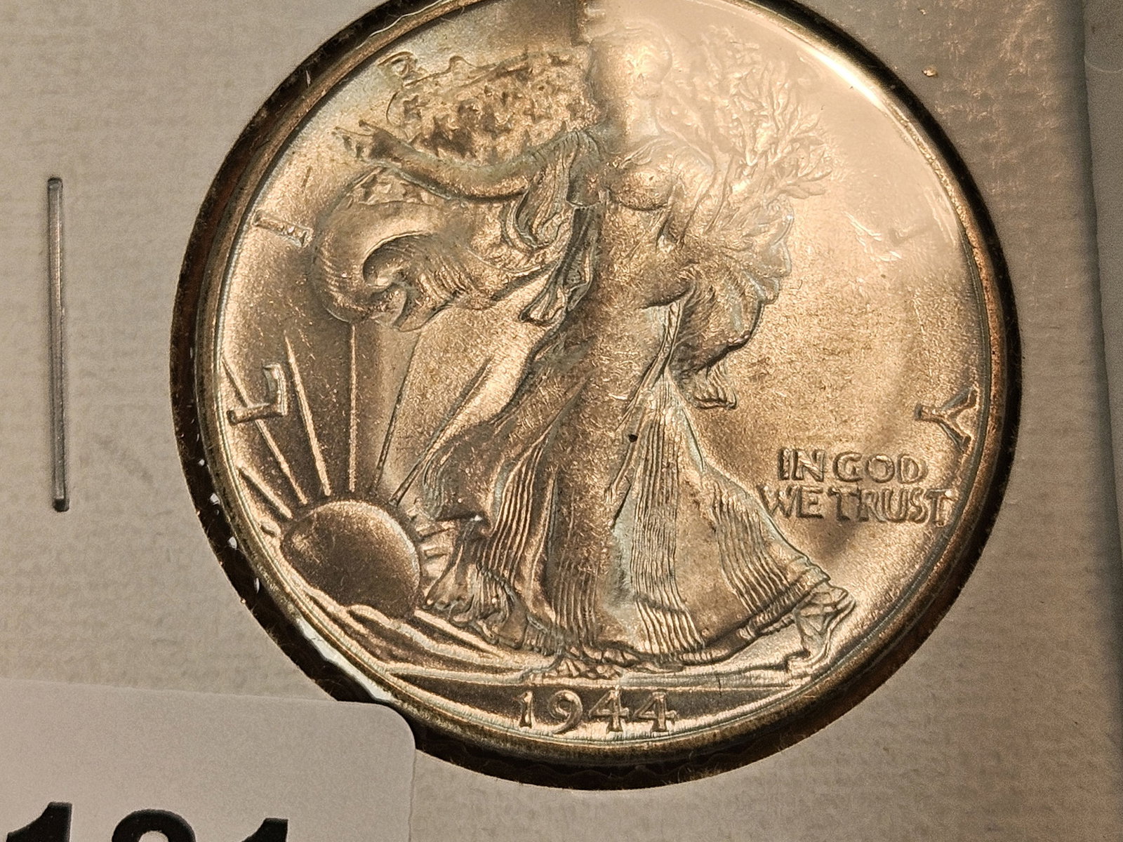 1944-S Walking Liberty silver Half Dollar in Mint State 64 - 2