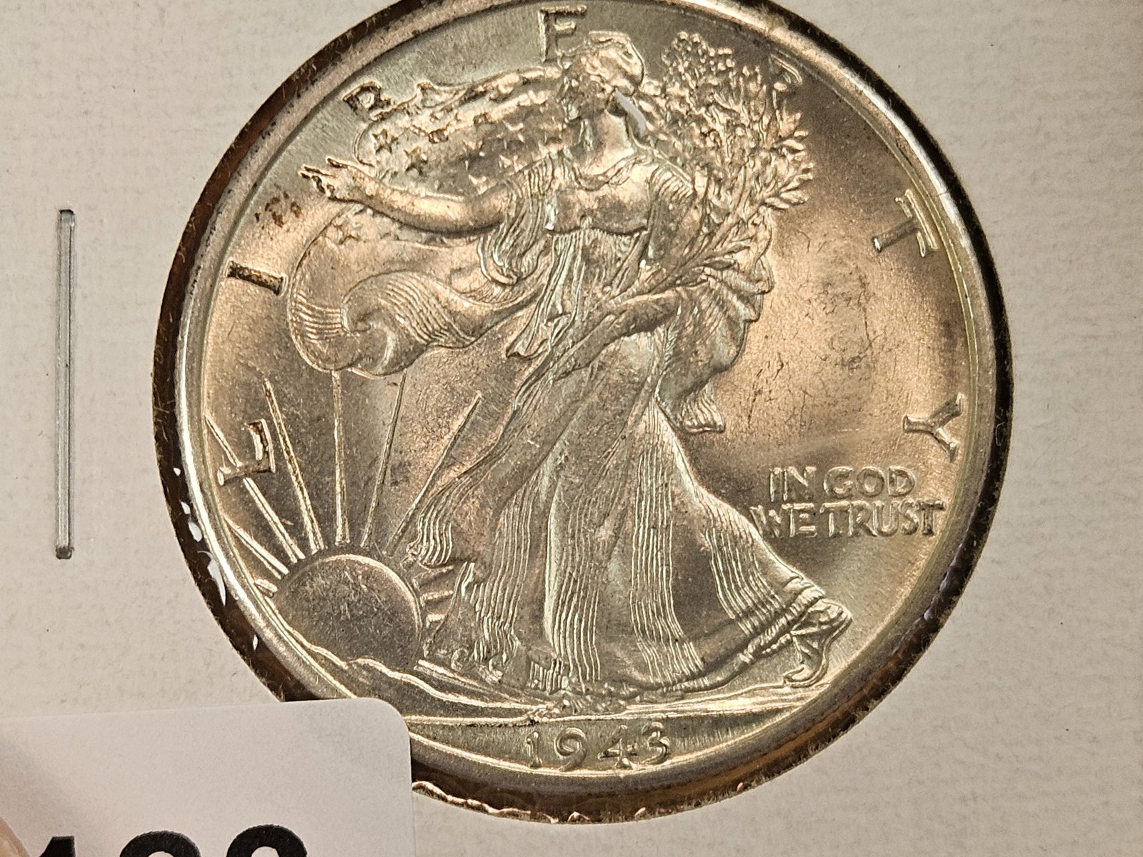 1943-D Walking Liberty silver Half Dollar in Mint State 64 - 3
