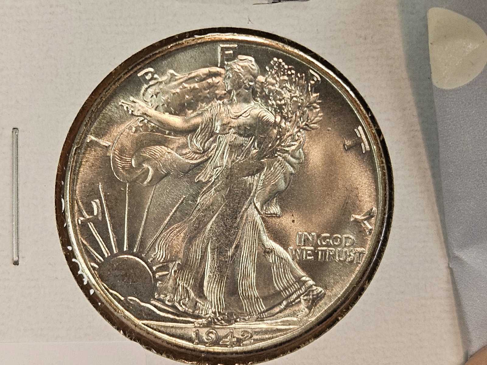 1942-S Walking Liberty silver Half Dollar in Mint State 64 - 3