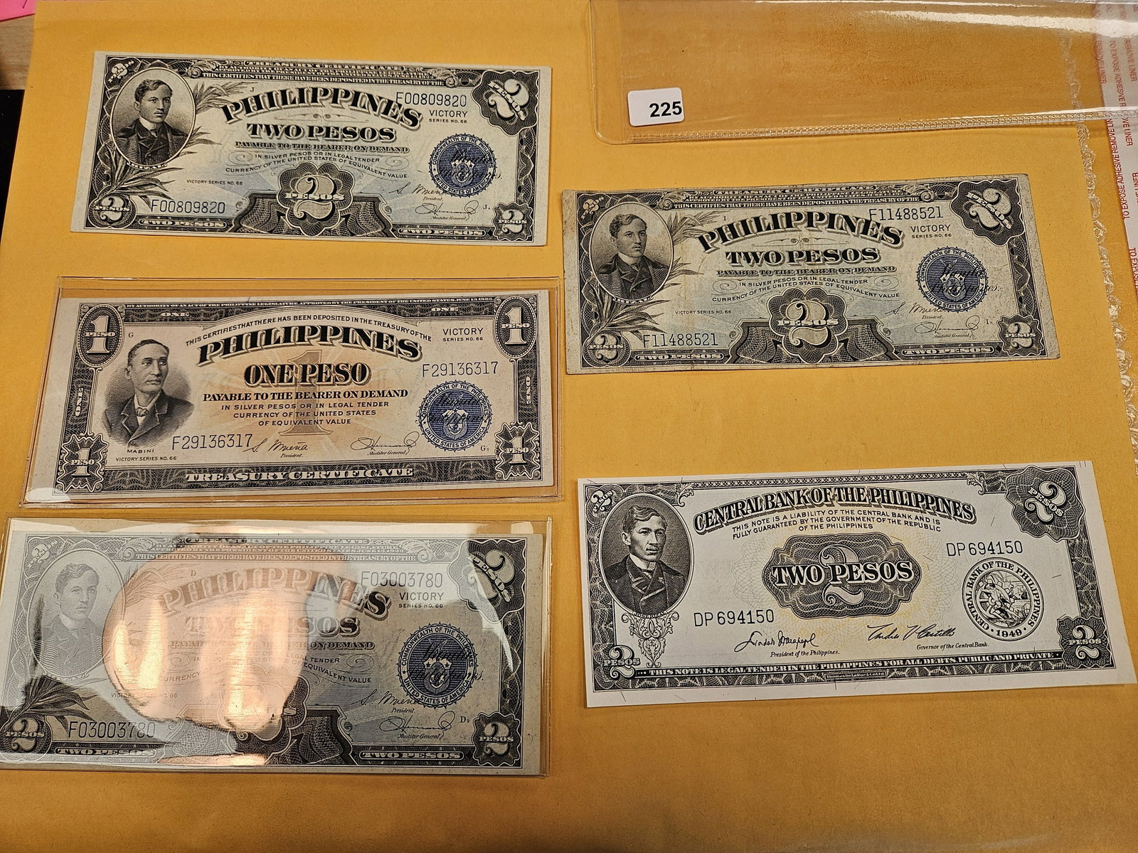 Five mixed notes from the Philippines - 2