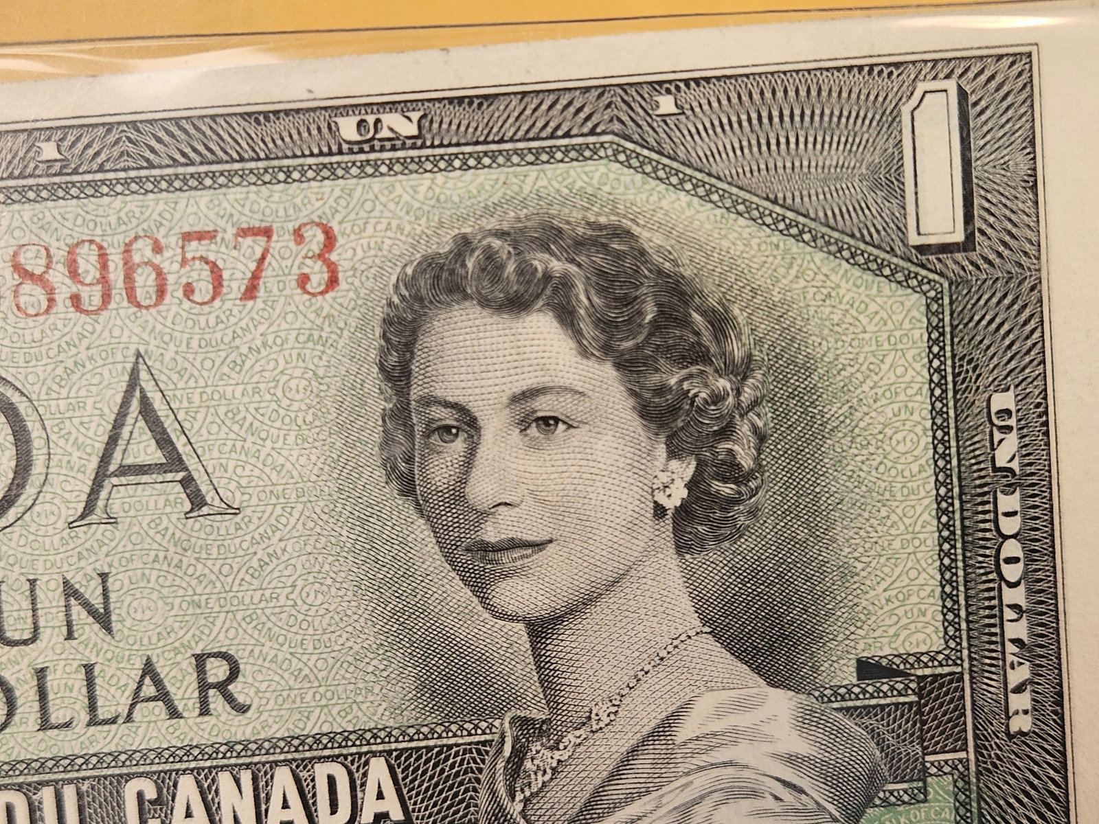 Gem Crisp Uncirculated 1954 Canada Dollar - 4