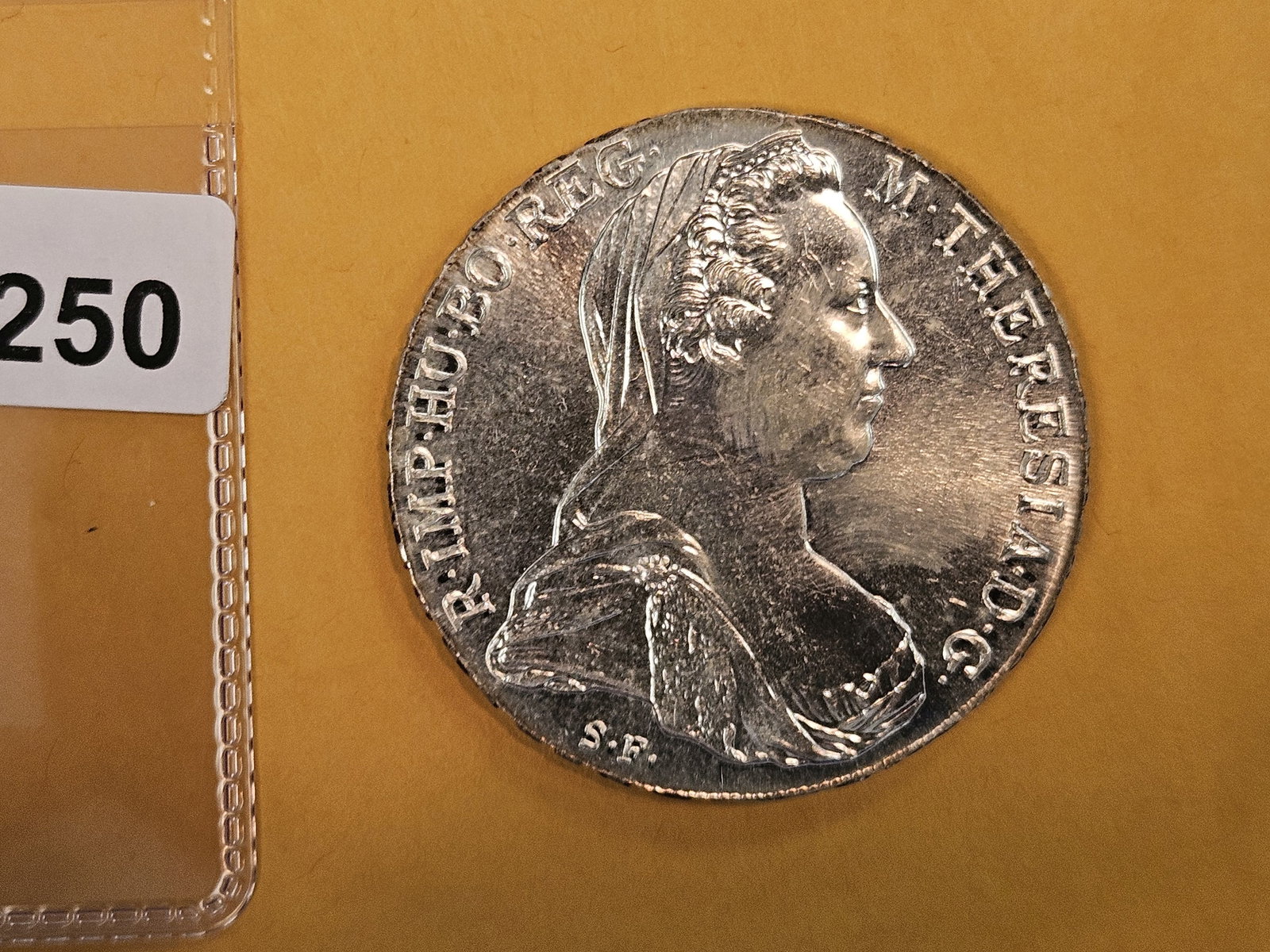 GEM 1780 Maria Theresa silver Thaler: Restrike 