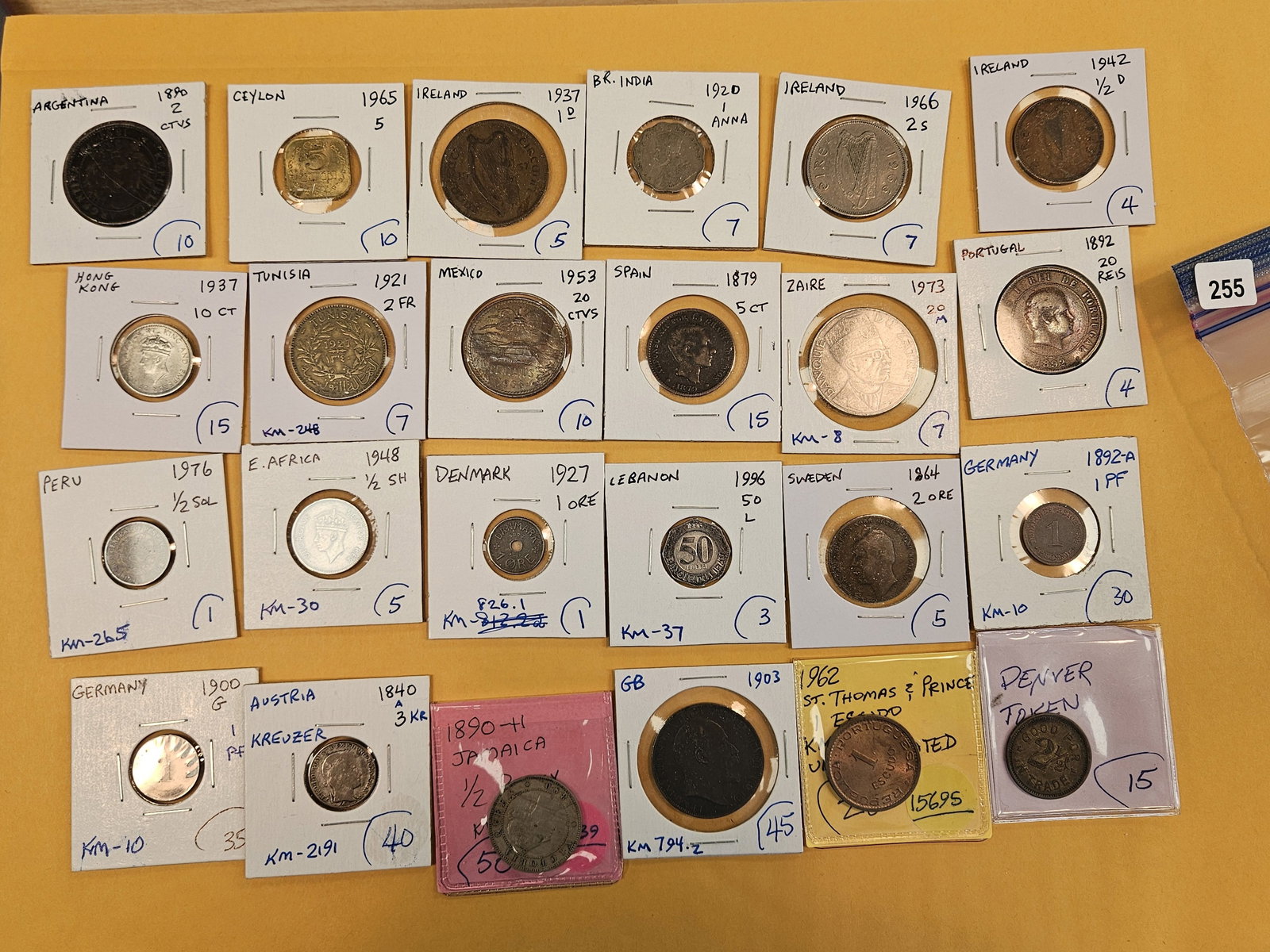 Twenty-four, mixed, World coins (1 of 5)