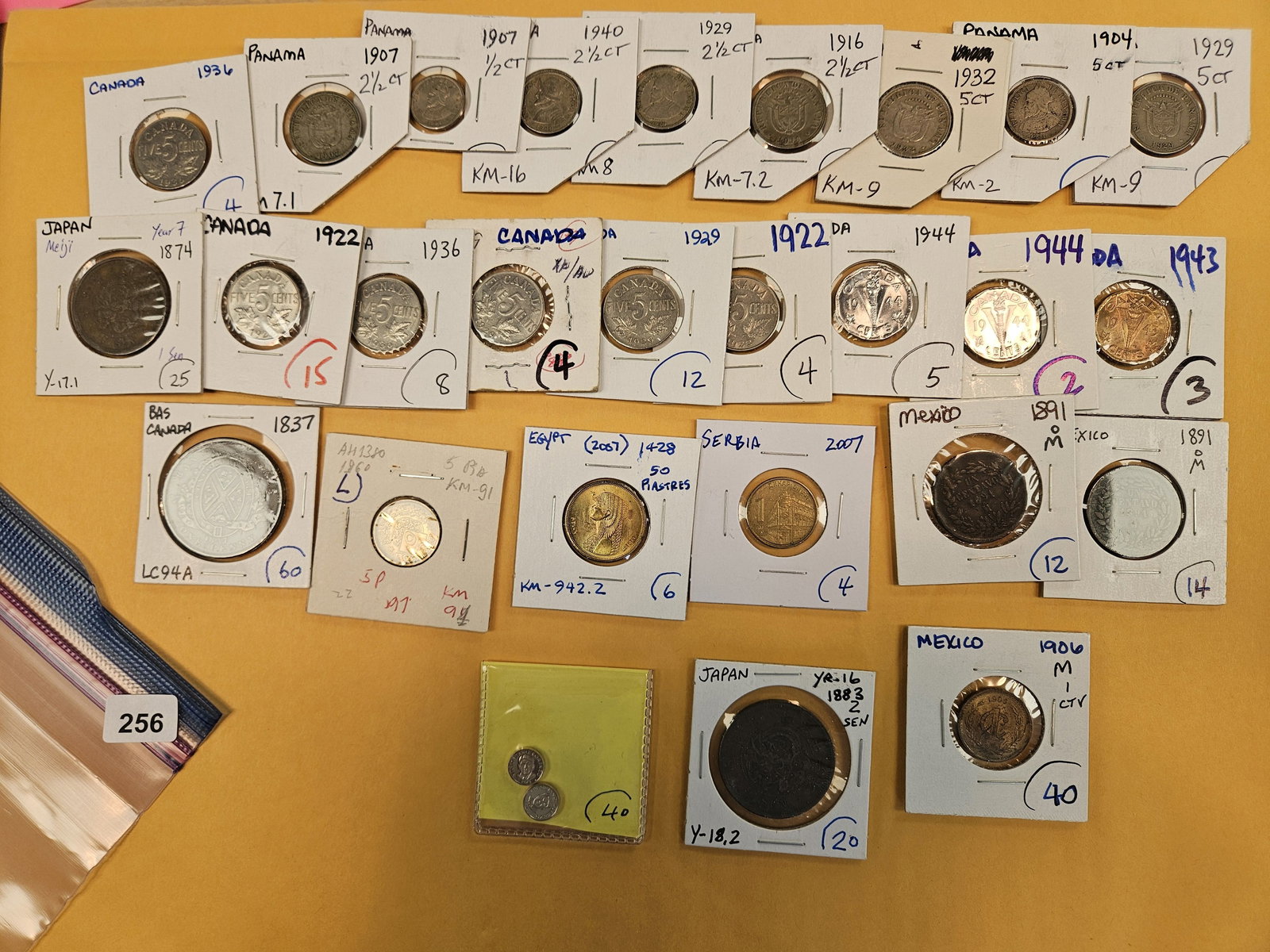 Twenty-seven, mixed, World coins (1 of 8)