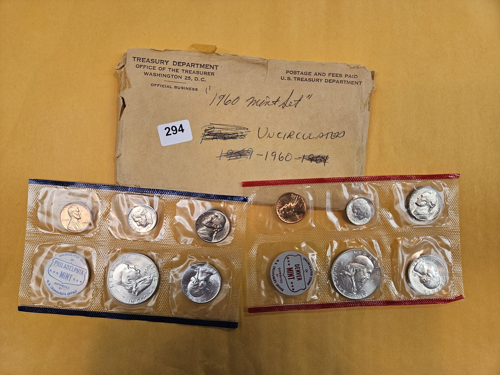 VARIETY! GEM 1960 P & D US SILVER Mint Set (1 of 5)