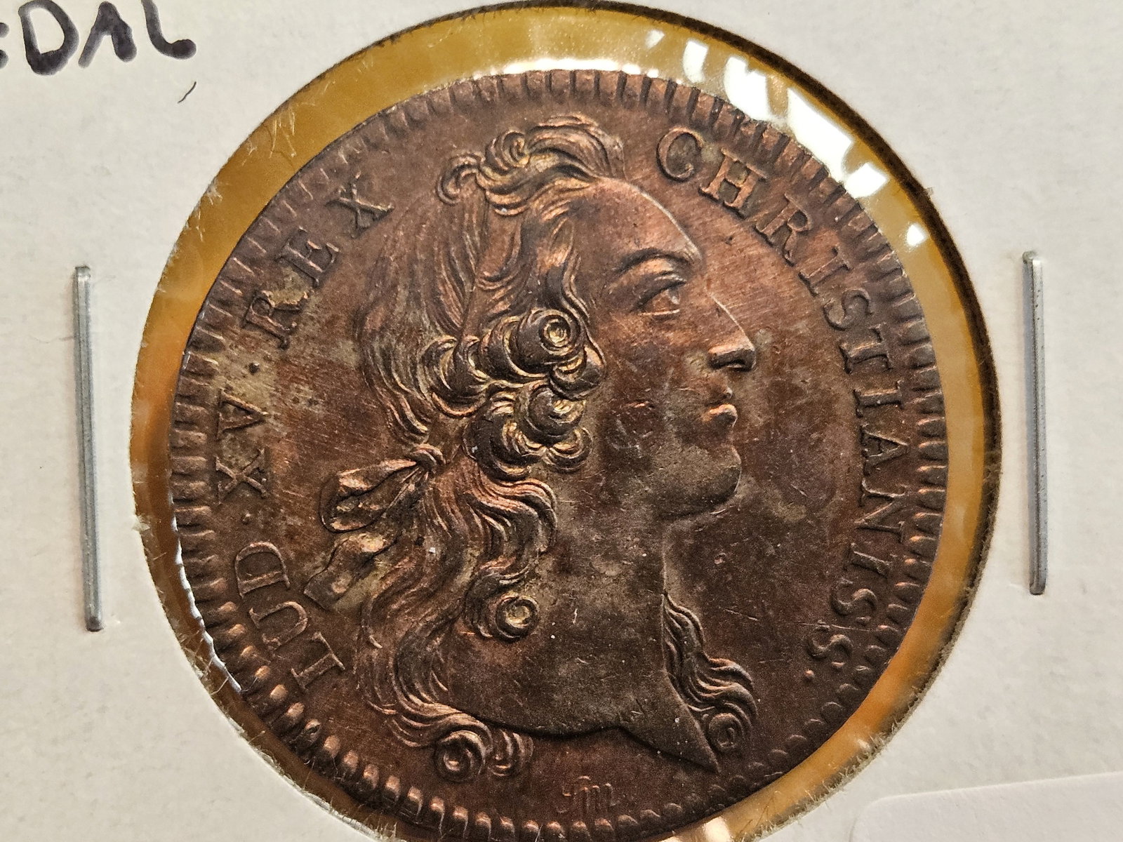 Jeton Louis XV 1742 Trésor royal - 3