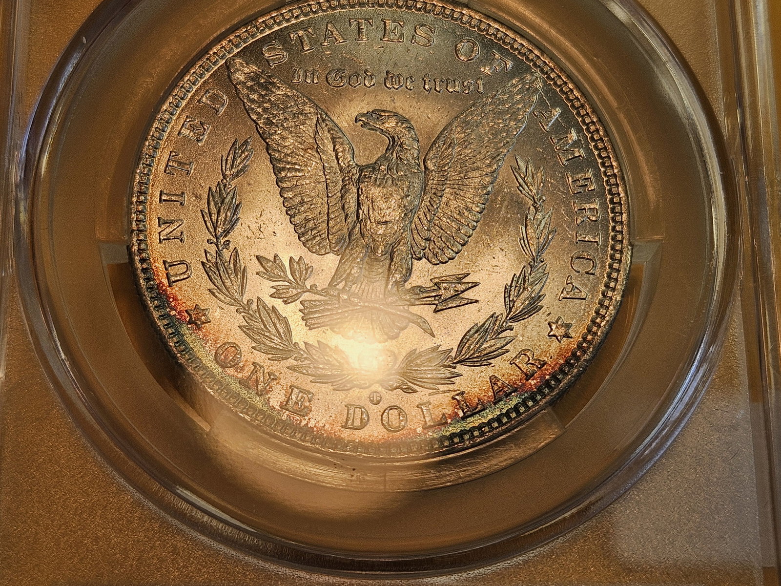 CACG 1881-O Morgan dollar in Mint State 61 - 7