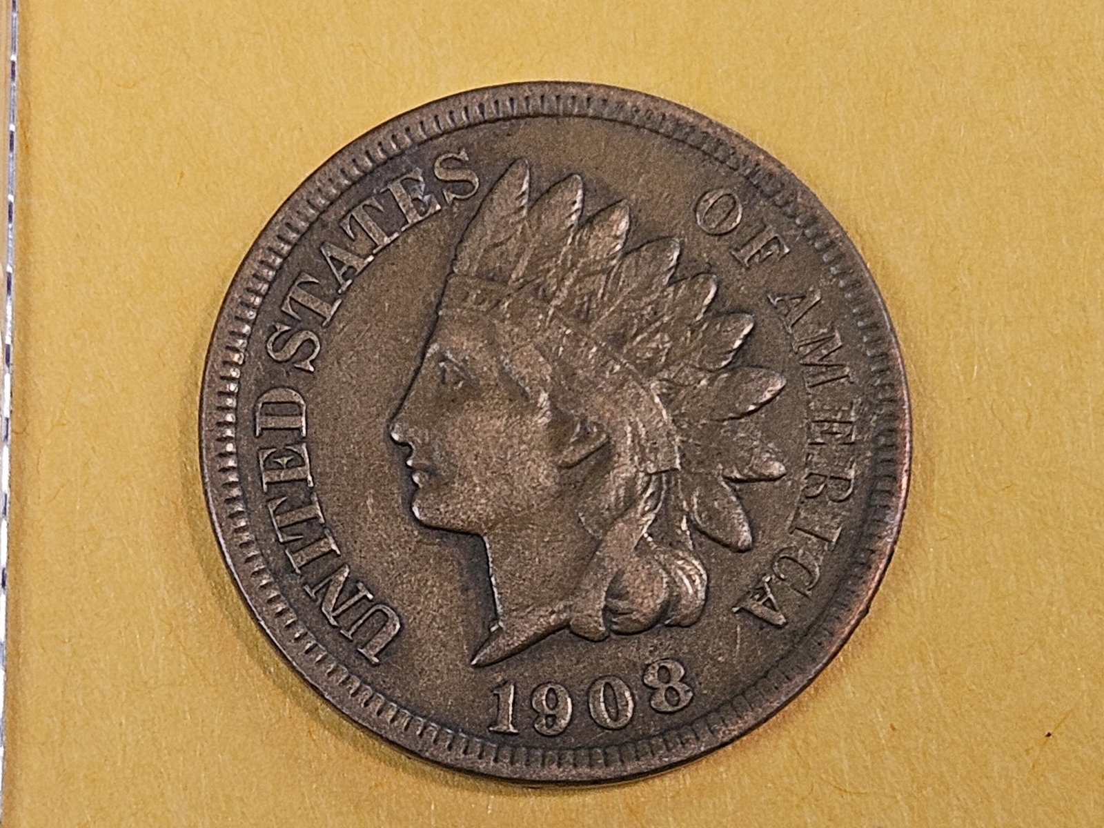 * Semi-key 1908-S Indian Cent in Very Fine (1 of 5)