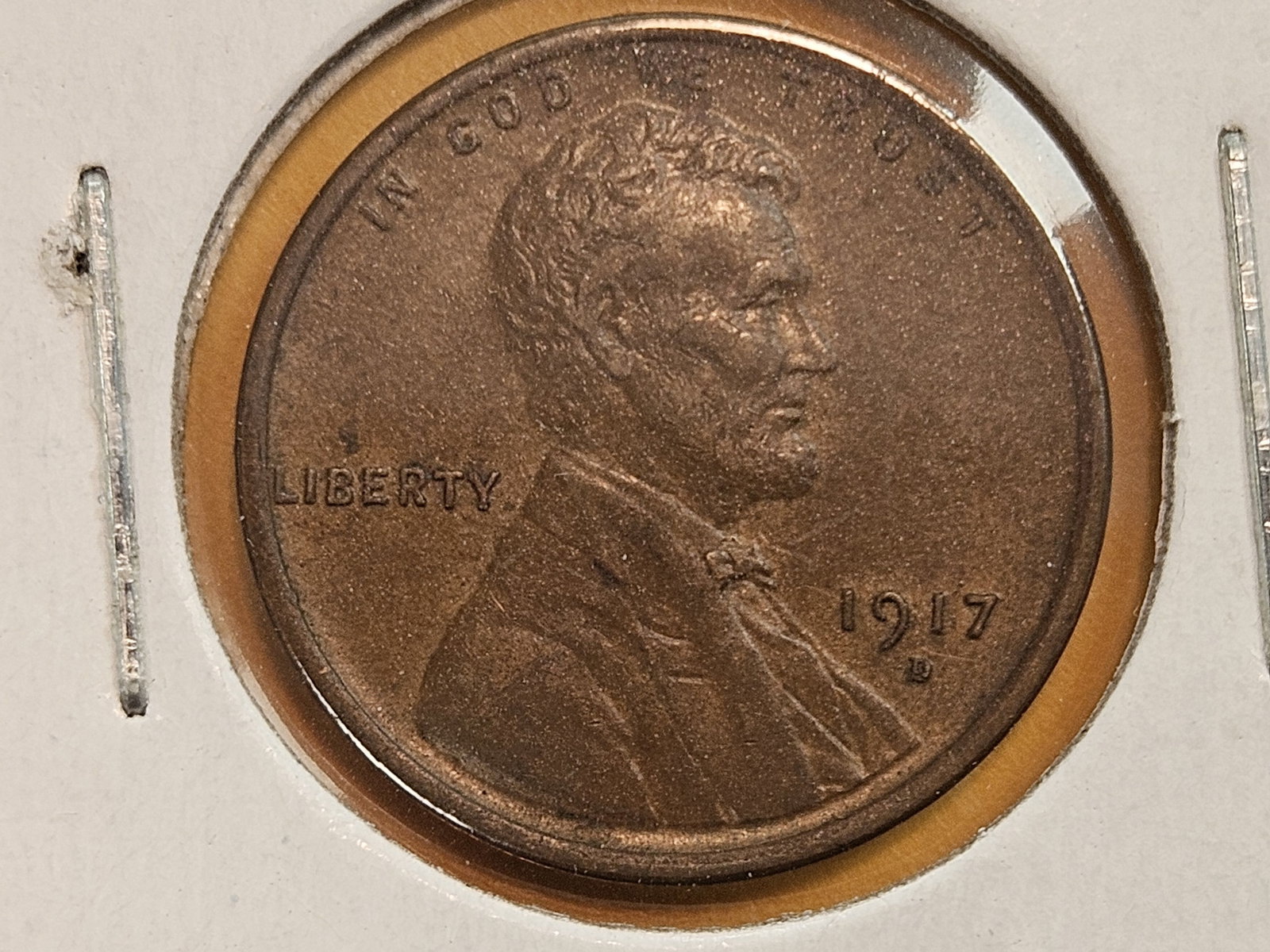 1917-D Wheat Cent in About Uncirculated plus (1 of 5)