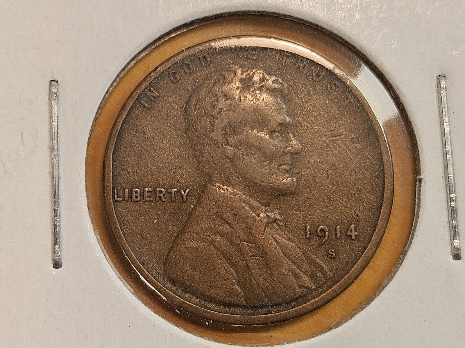 Semi-key 1914-S Wheat cent (1 of 5)