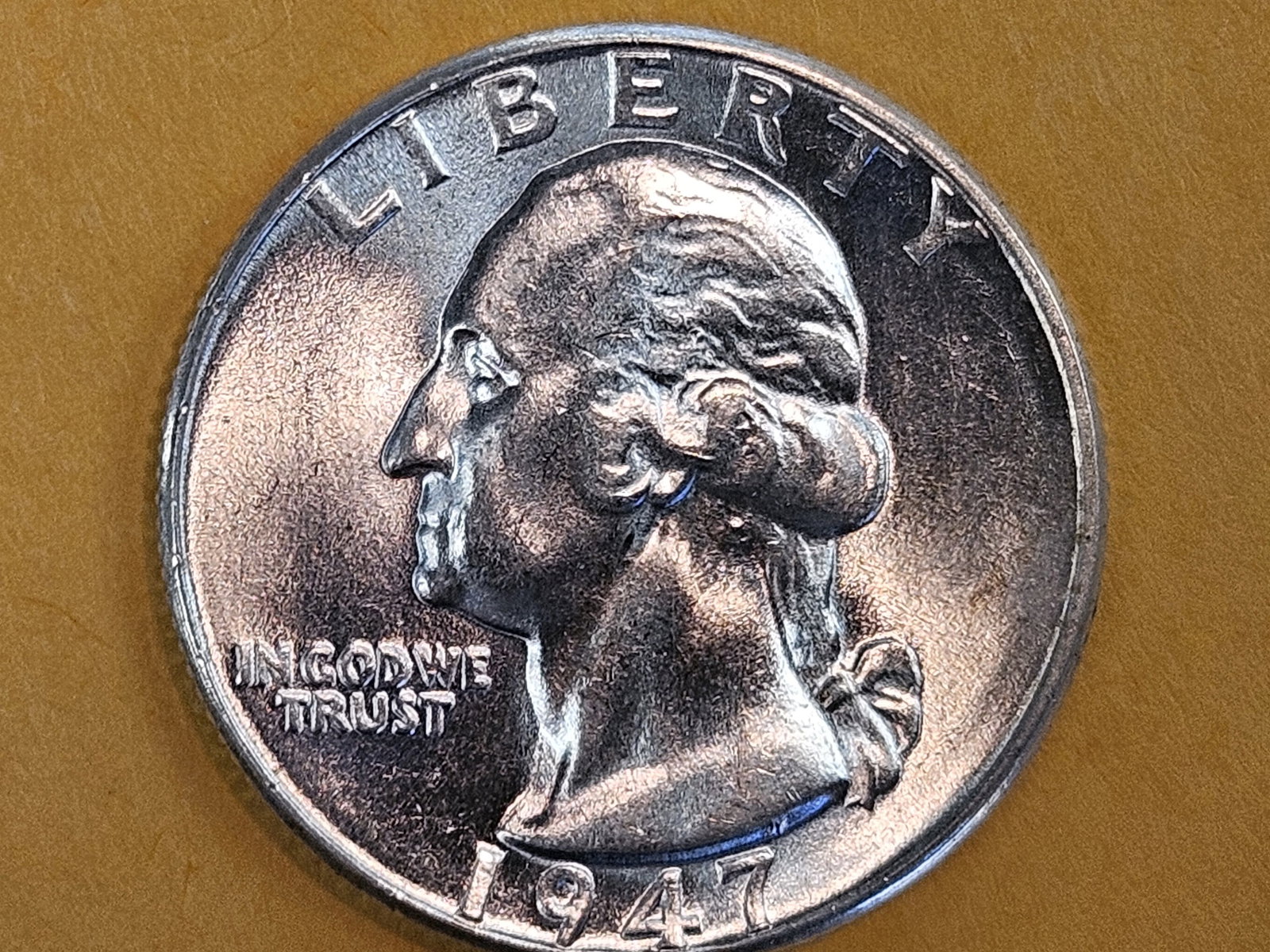 GEM Brilliant Uncirculated 1947 Washington Quarter (1 of 5)