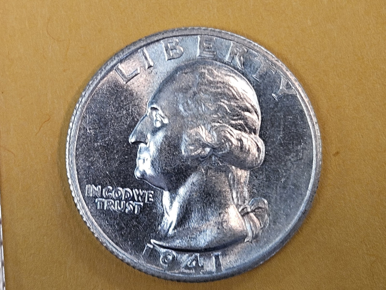 GEM Brilliant Uncirculated 1941-S Washington Quarter (1 of 6)