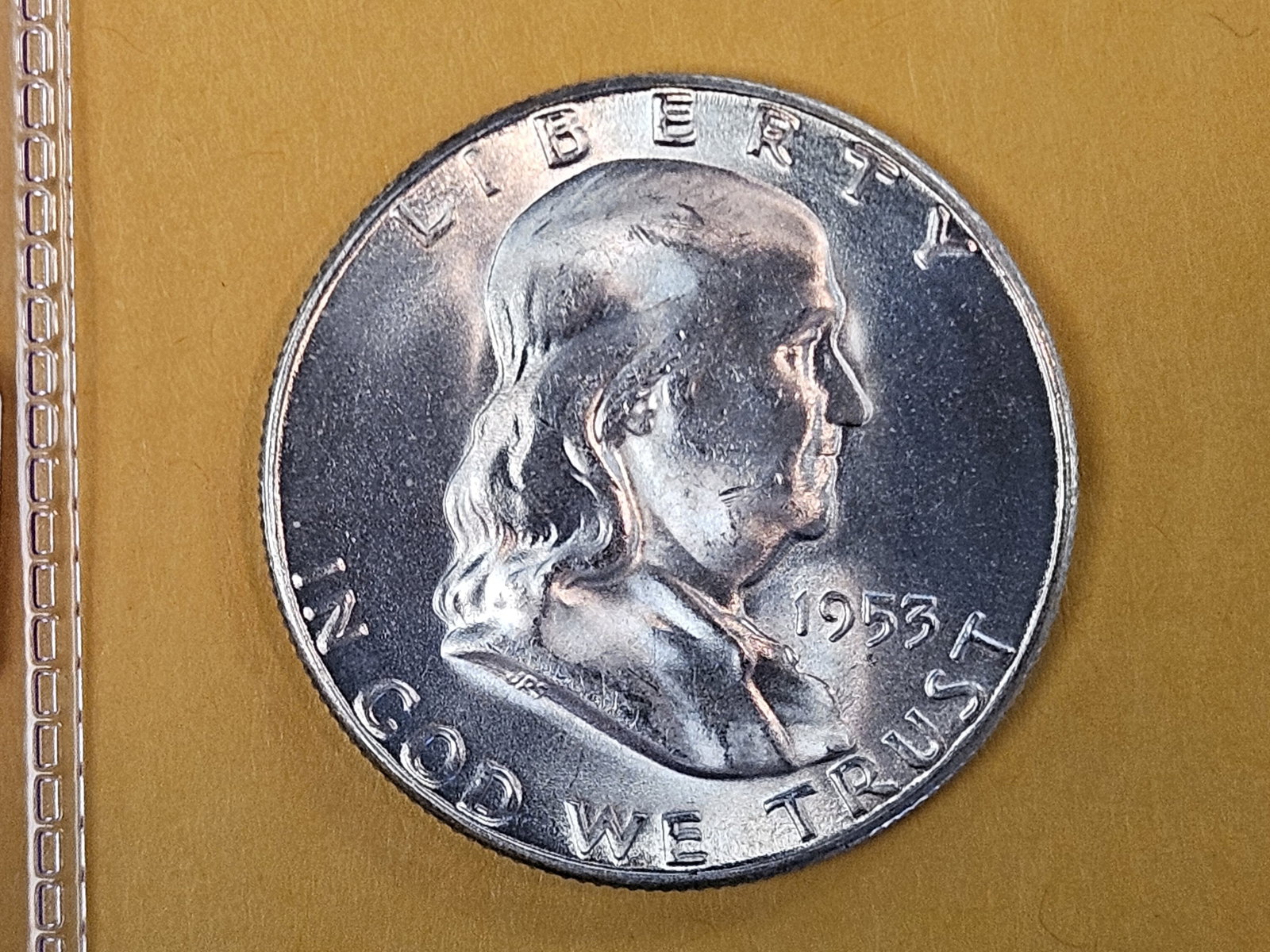GEM Brilliant Uncirculated 1953-S Franklin Half Dollar (1 of 6)