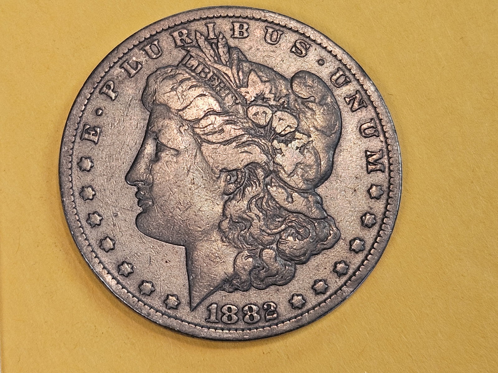 ** KEY DATE ** 1882-CC Morgan Dollar in Fine: KEY DATE! CARSON CITY! 