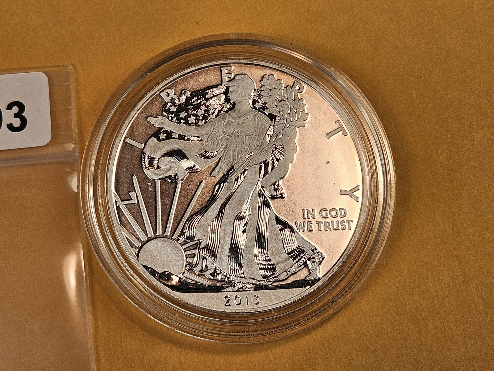 GEM 2013-W REVERSE PROOF American Silver Eagle - 2