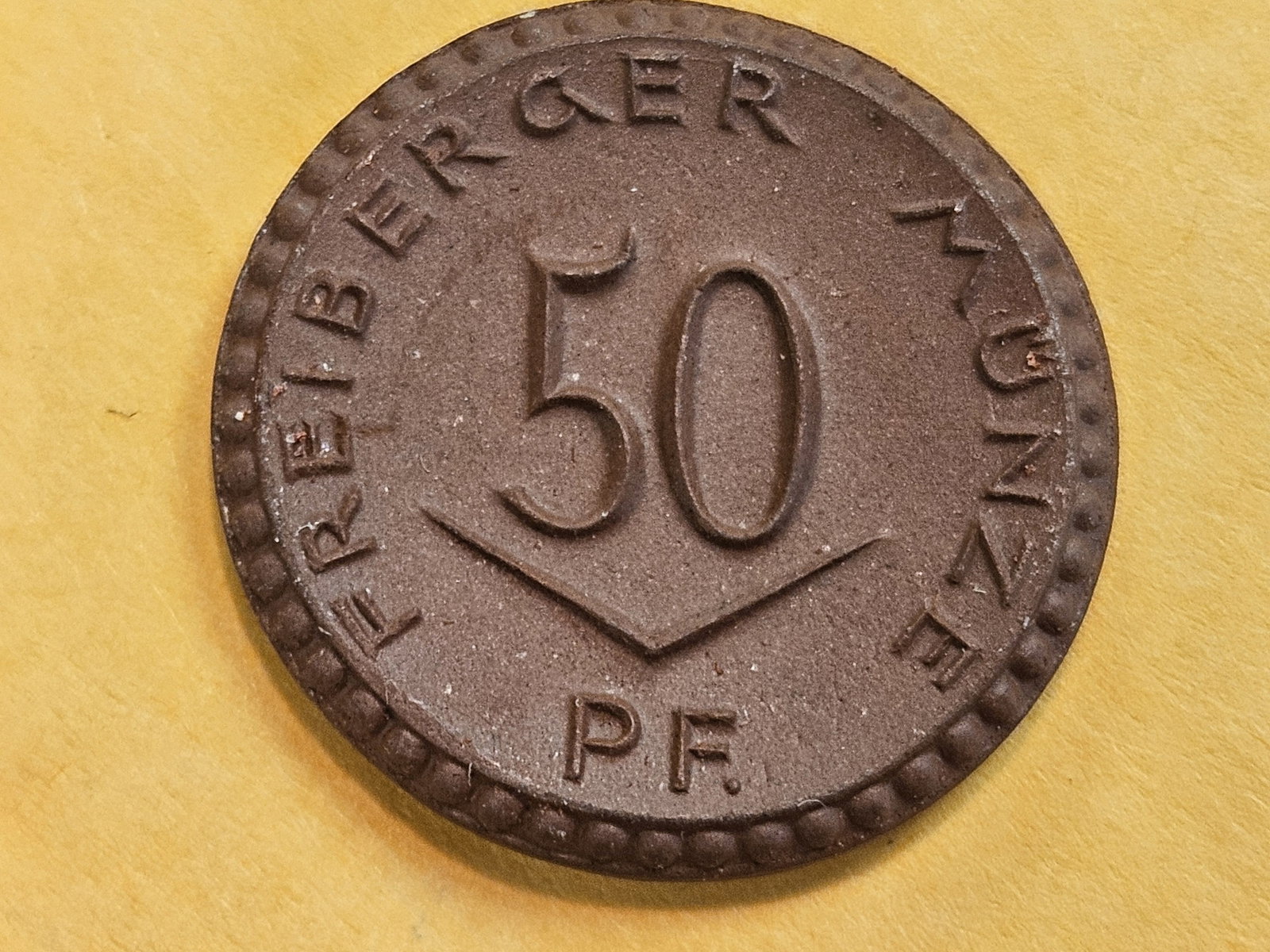 GEM 1927 Freiberg 50 pfennig (1 of 5)