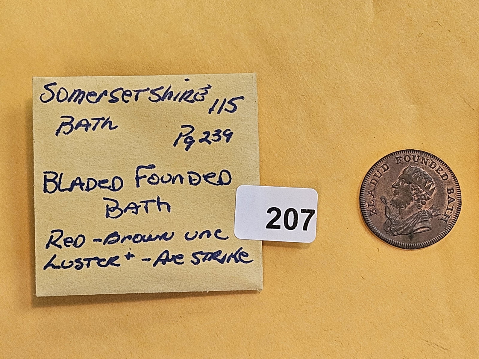 CONDER! * Very Choice Brilliant Uncirculated copper half-penny token - 2