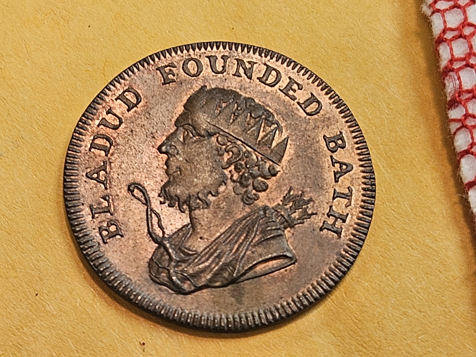 CONDER! * Very Choice Brilliant Uncirculated copper half-penny token - 4