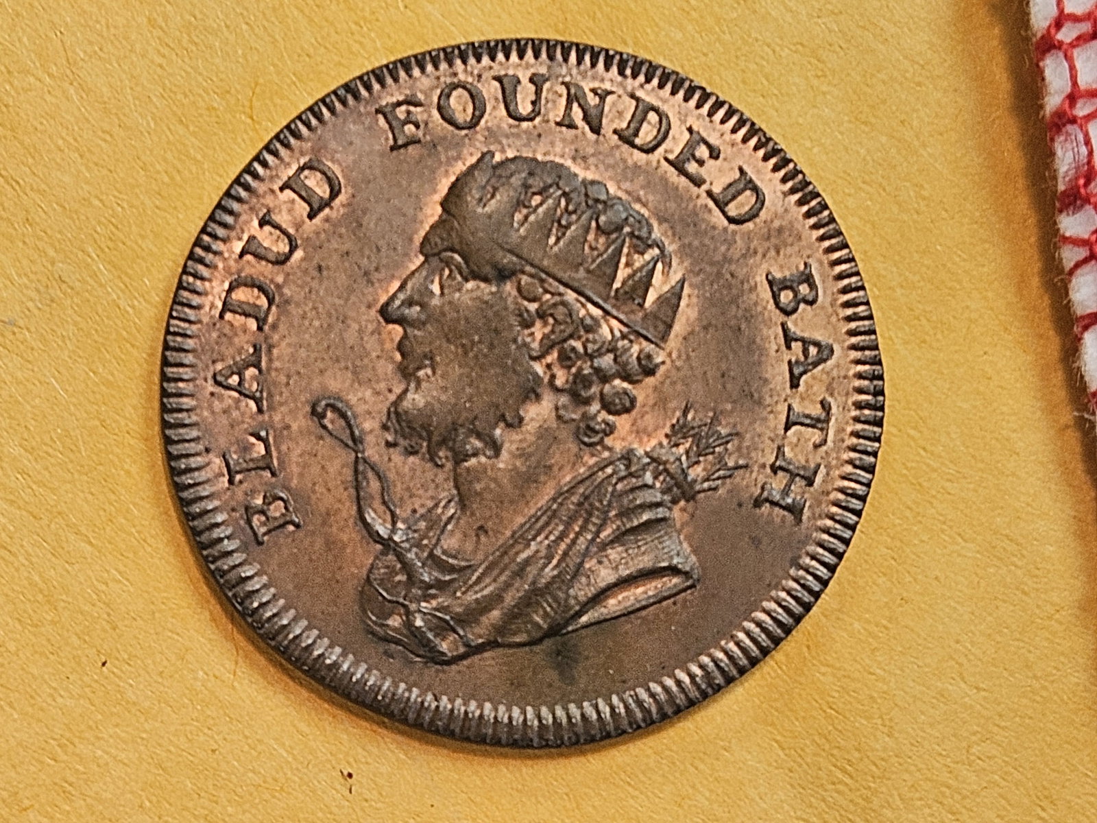 CONDER! * Very Choice Brilliant Uncirculated copper half-penny token - 5