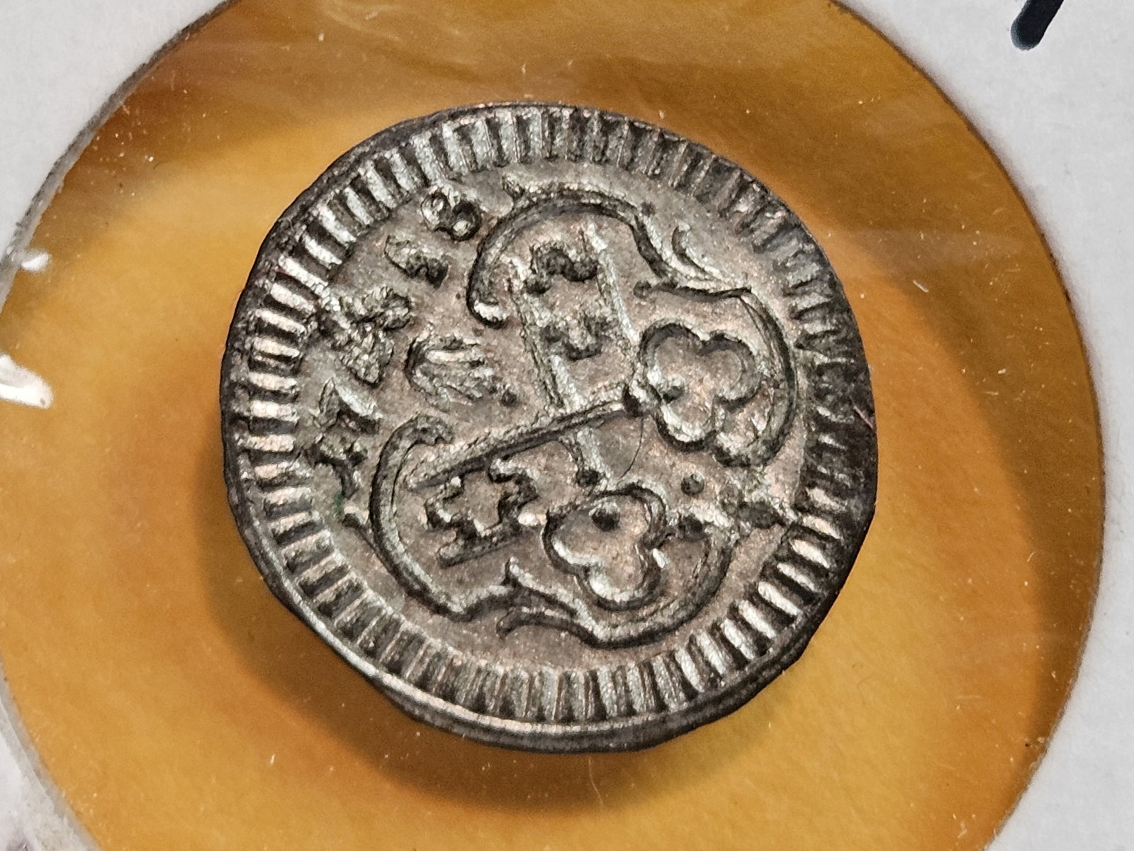 Nice Uncirculated 1758 Regensburg 1 pfennig: KM 349 