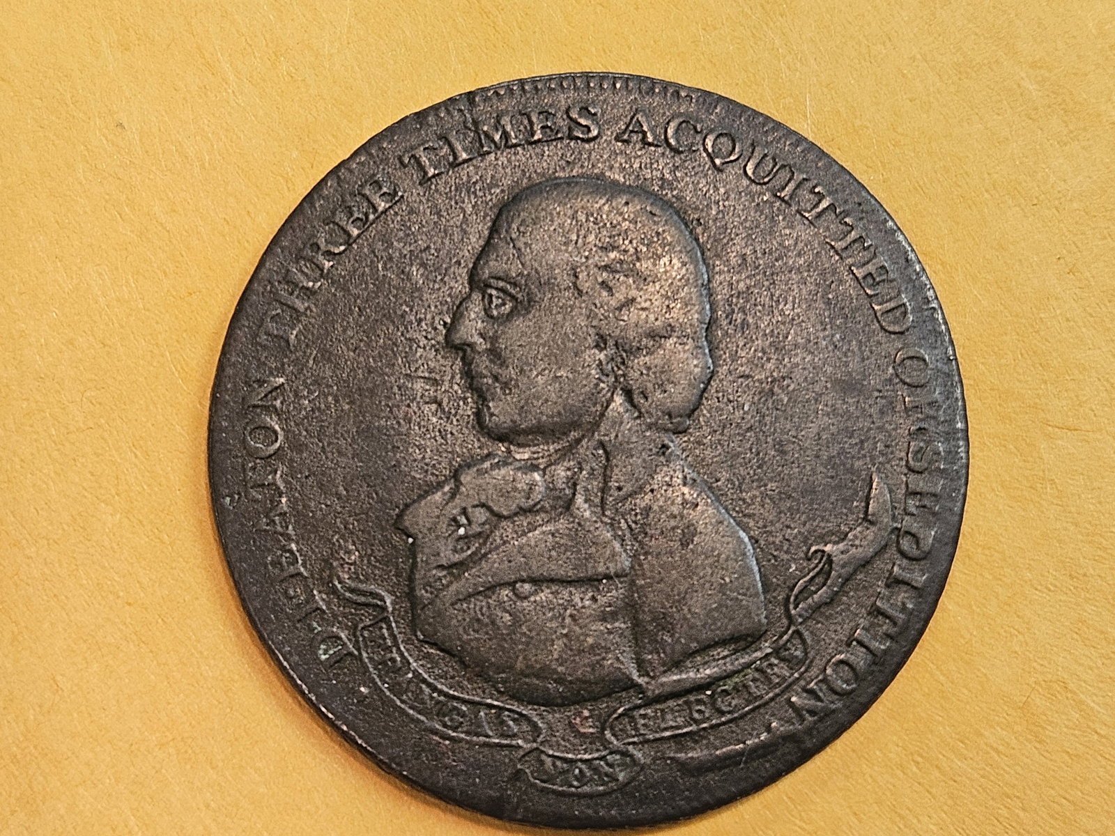 CONDER! 1795 Middlesex Half-Penny token: DH-301 