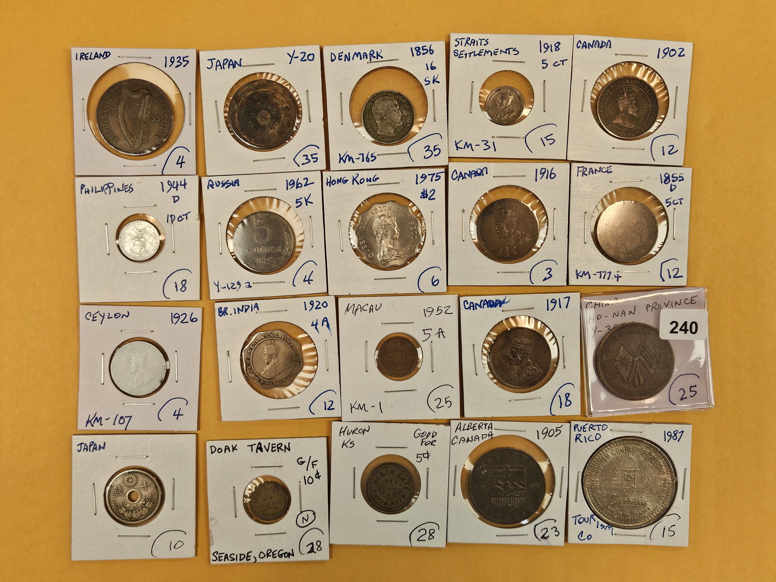 Twenty mixed World coins (1 of 5)