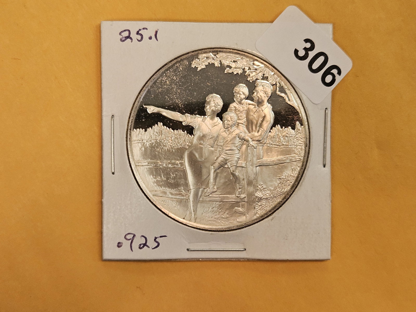 GEM Proof Sterling Silver Medal: Postmasters 