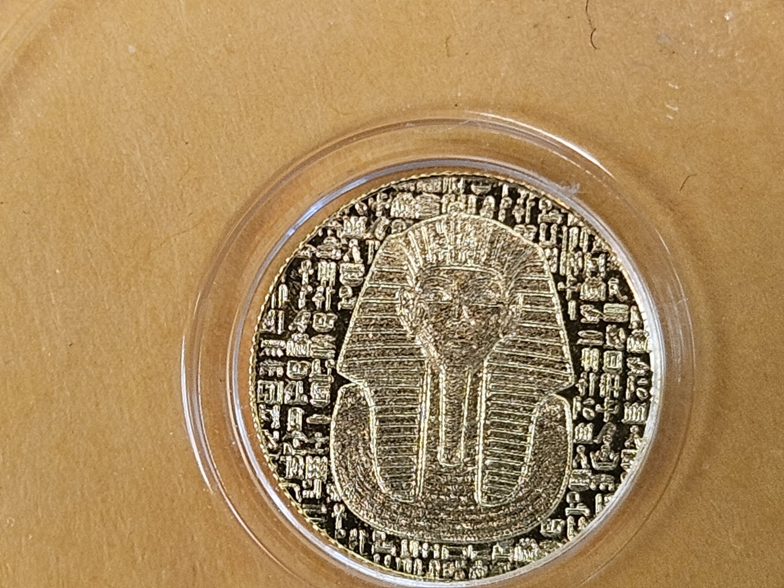 GOLD! GEM King Tut .9999 fine Gold art round (1 of 3)