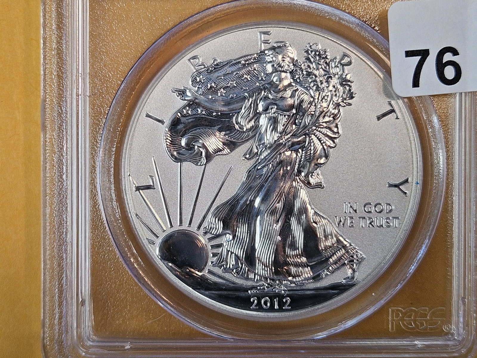 Reverse Proof! PCGS 2012-S American Silver Eagle in Proof 69 (1 of 3)