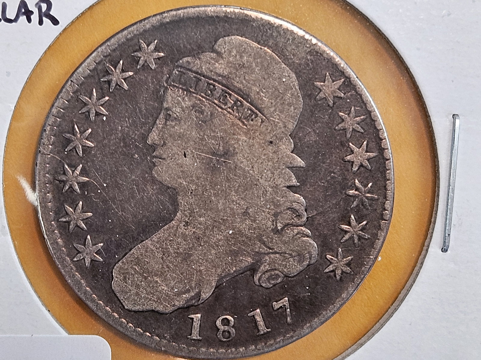 1817 Capped Bust half Dollar: In Very Good