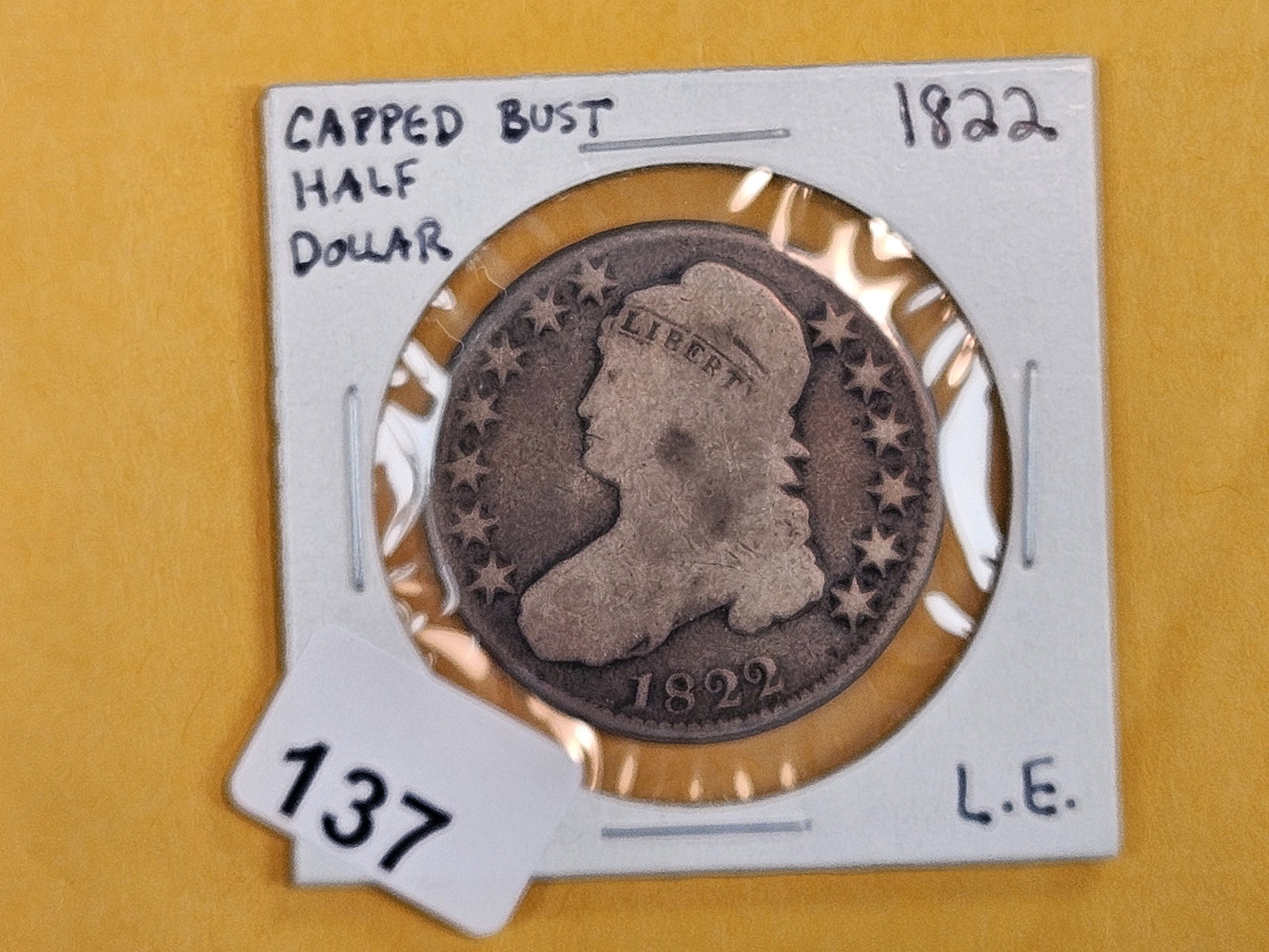1822 Capped Bust half Dollar - 2