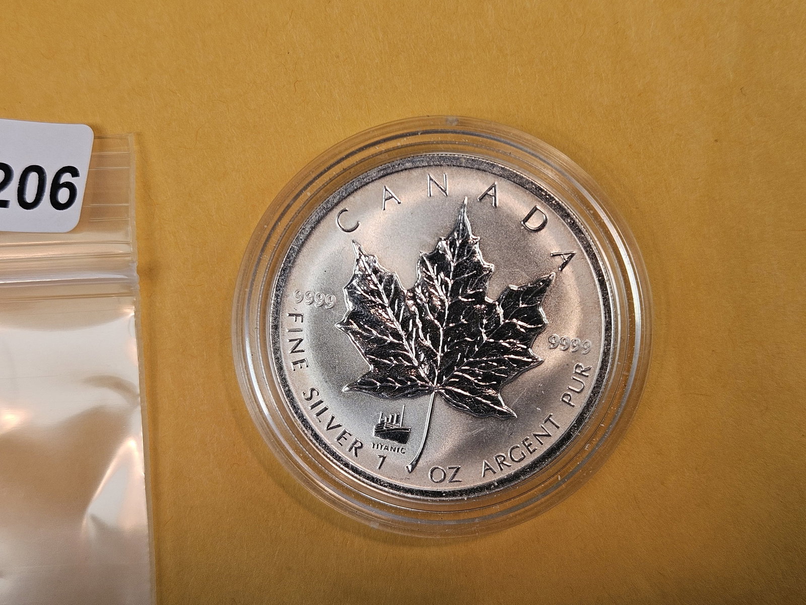 GEM Brilliant Uncirculated 1998 Canada silver 5 dollars - 2
