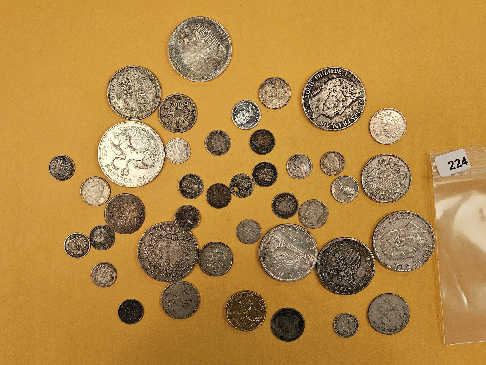 Bag of SILVER World Coins (1 of 2)
