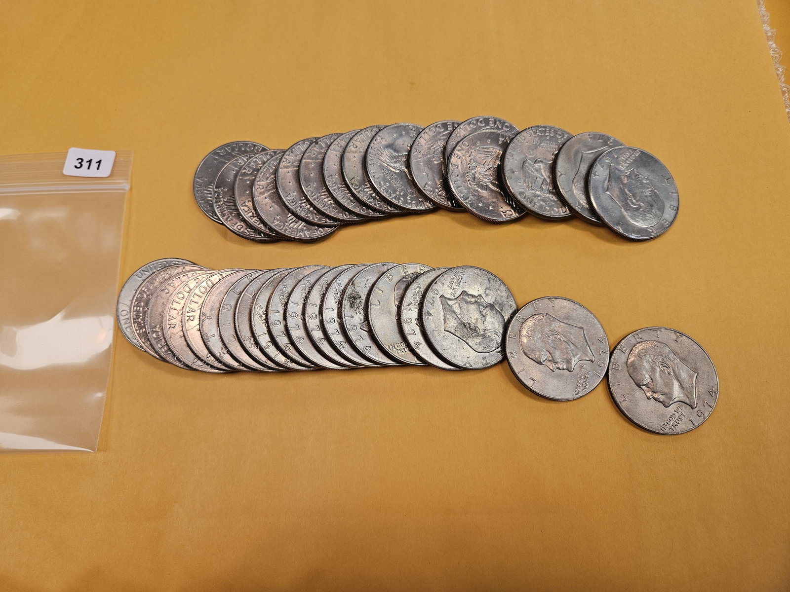 Thirty-Five Eisenhower Dollars - 2