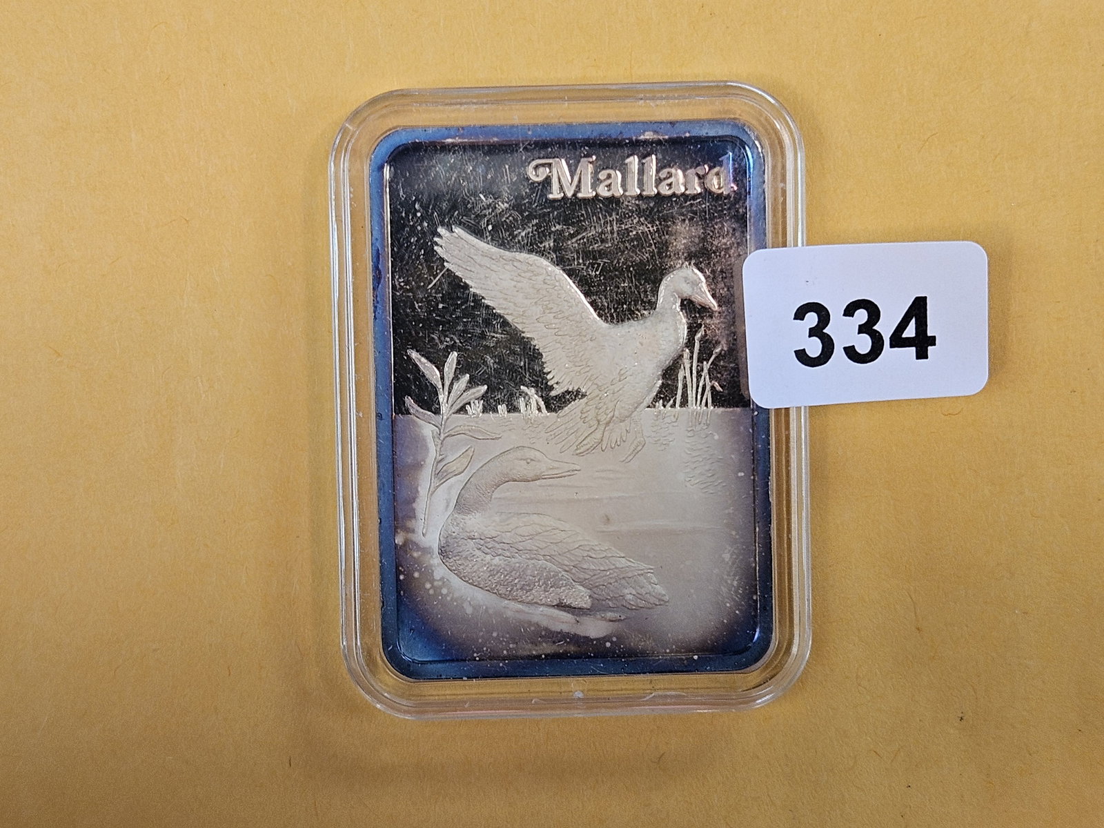 One Troy ounce .999 fine silver Proof Art bar (1 of 4)