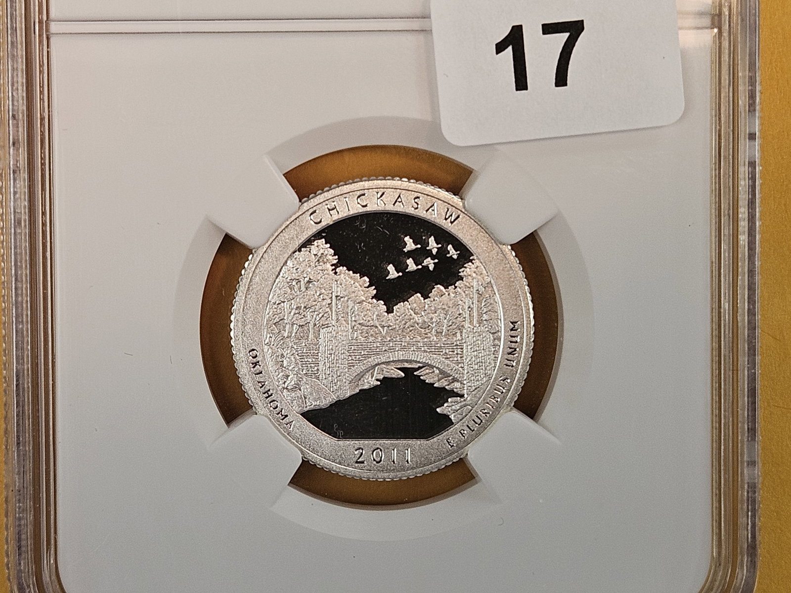 PERFECT! NGC 2011-S SILVER Washington Quarter in Proof 70 Ultra Cameo: PERFECT GRADE! Chickasaw